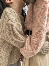 Cable knit pullover