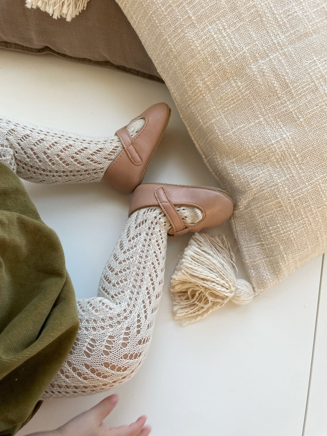 ［condor］Openwork perle tights