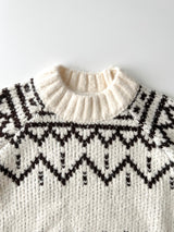 Mohair knit pullover