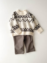 Mohair knit pullover