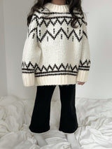 Mohair knit pullover