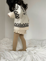 Mohair knit pullover