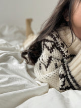 Mohair knit pullover