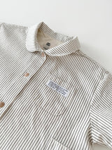 Side pocket stripe shirt