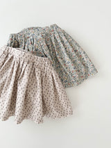 Flower pleats skirt