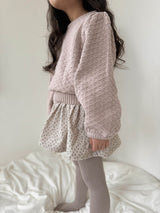 Mory puff knit