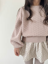 Mory puff knit