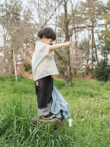 Side pocket stripe shirt