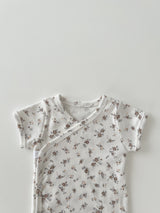 Hellen newborn flower rompers