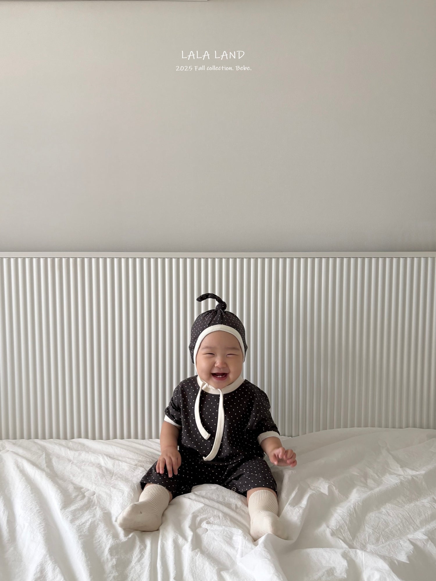 ［Lala land］Trio suit & bonnet set (baby)