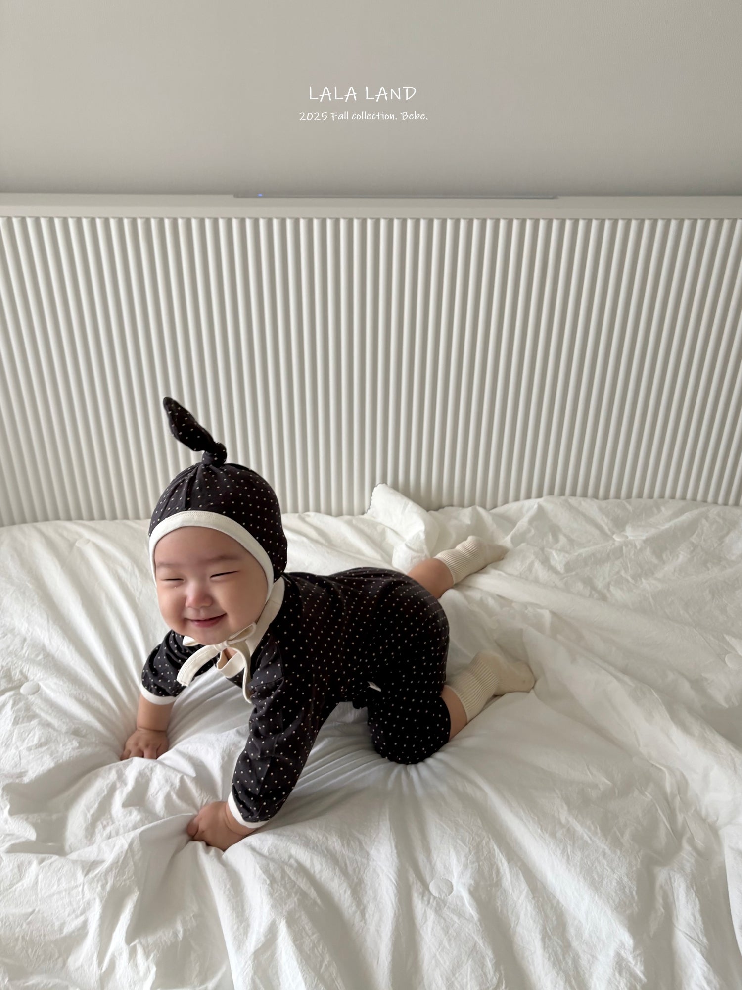 ［Lala land］Trio suit & bonnet set (baby)