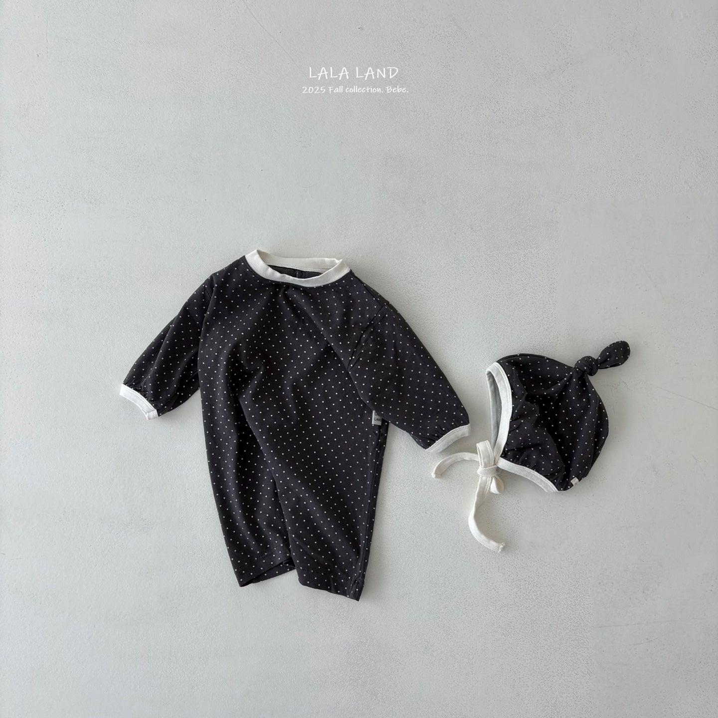 ［Lala land］Trio suit & bonnet set (baby)