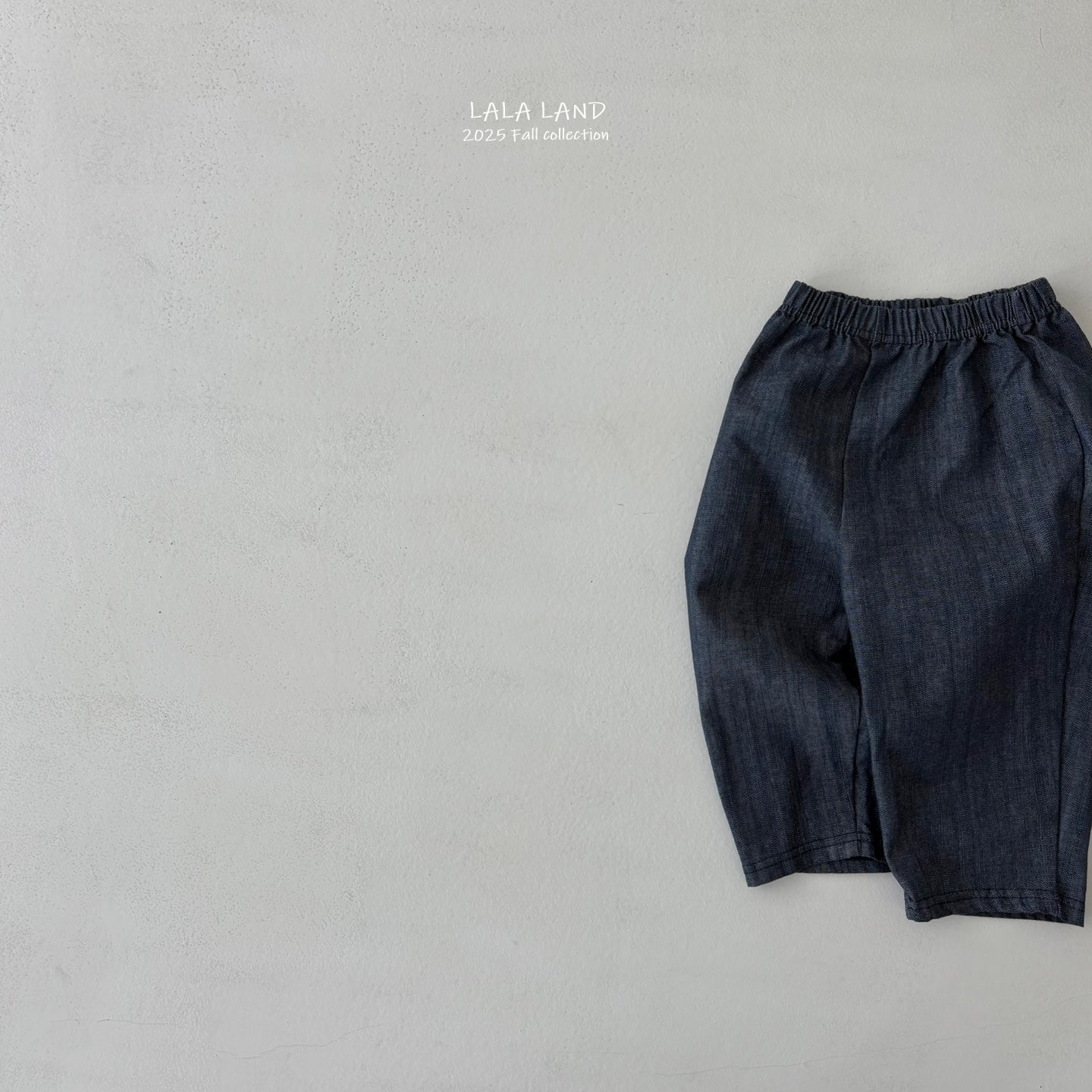 ［Lala land］New slub denim pants (kids)