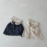 ［Lala land］Stitch sailor denim shirt (kids)