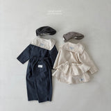 ［Lala land］Stitch sailor denim shirt (kids)