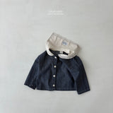 ［Lala land］Stitch sailor denim shirt (kids)