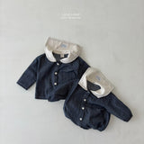 ［Lala land］Stitch sailor denim shirt (kids)