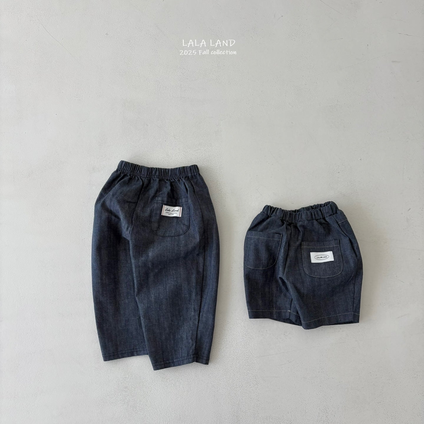 ［Lala land］New slub denim pants (kids)