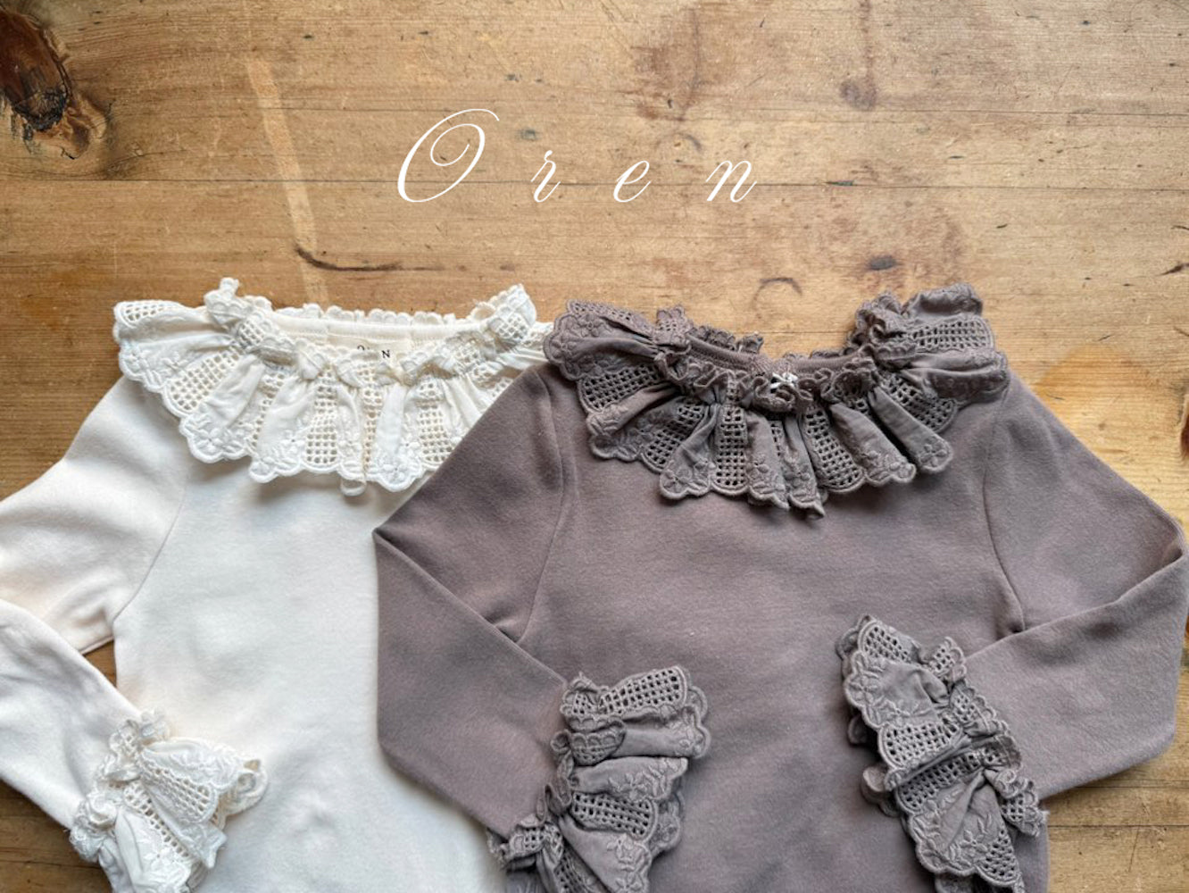 ［OREN］Ciel lace tops