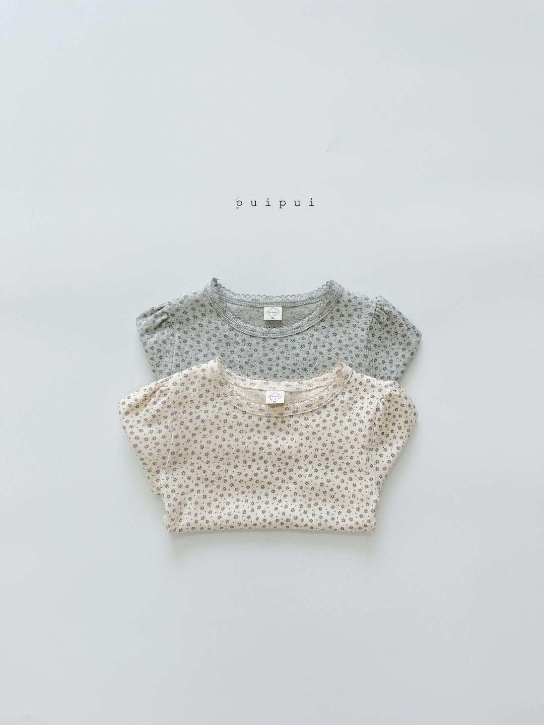 ［puipui］Floral tee