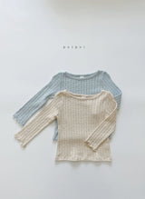 ［puipui］Jacquard tee