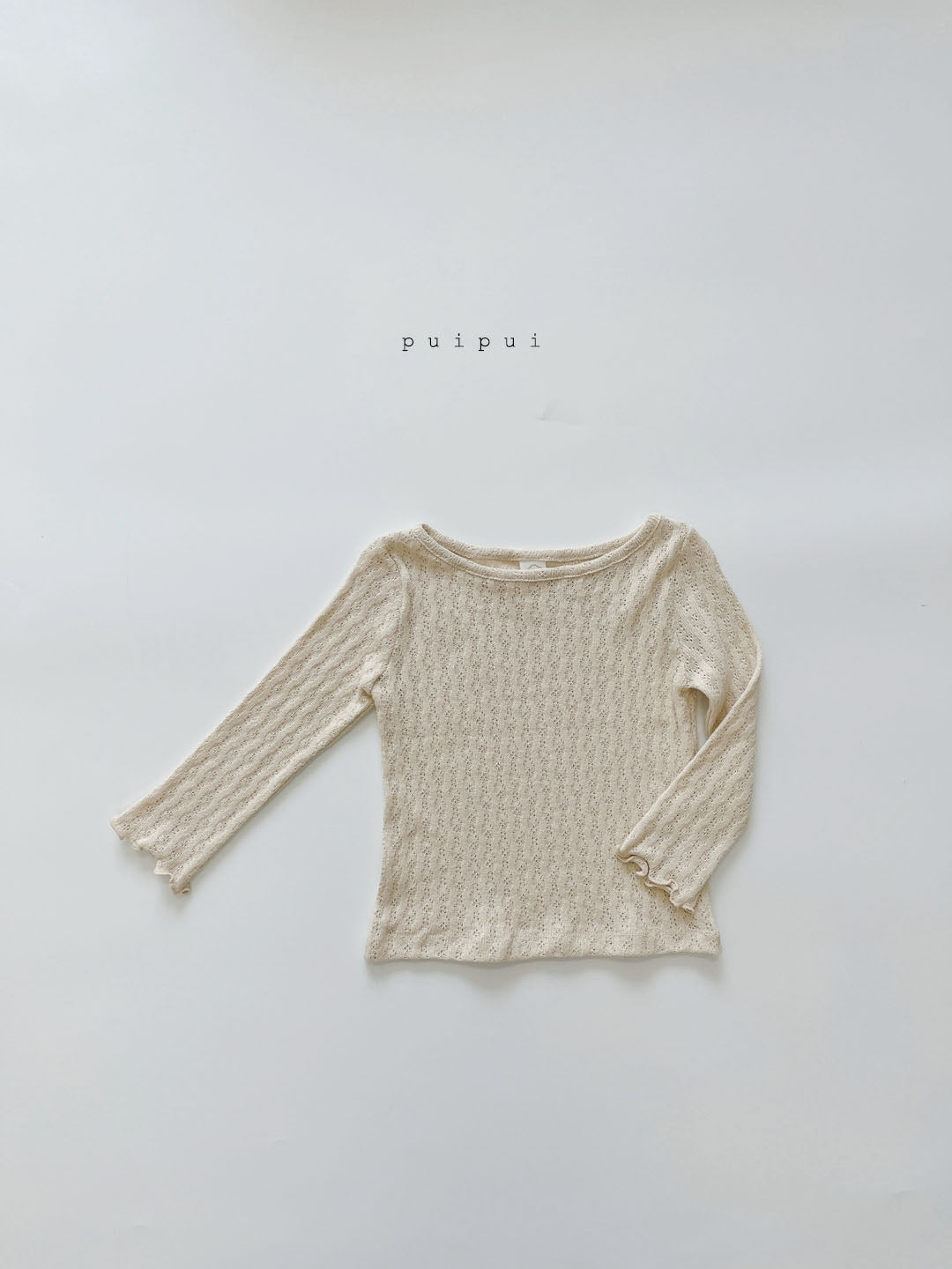 ［puipui］Jacquard tee