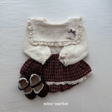 ［mimi market］Check lace cancan bloomer