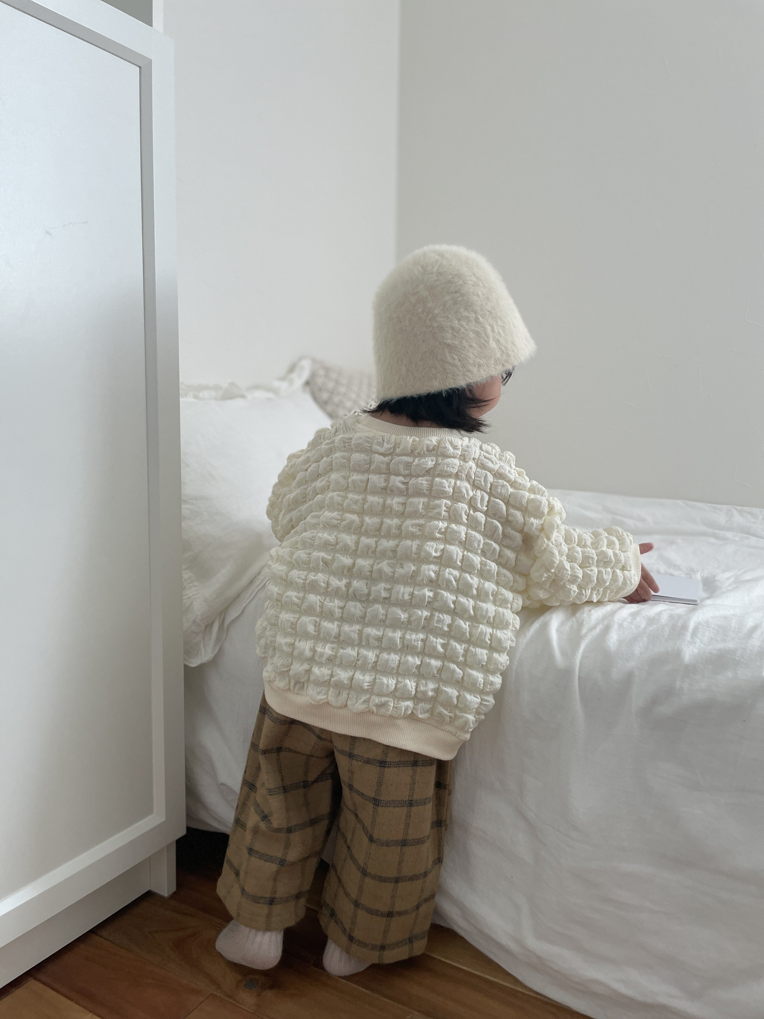 ［mimi market］Mof check pants