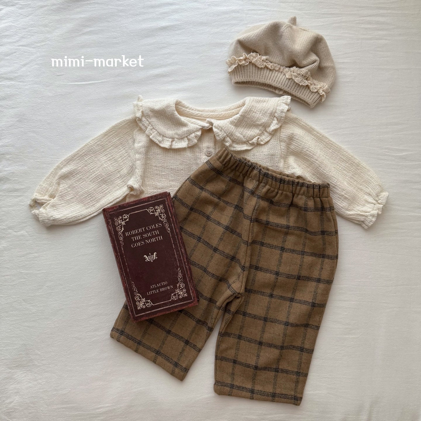 ［mimi market］Mof check pants