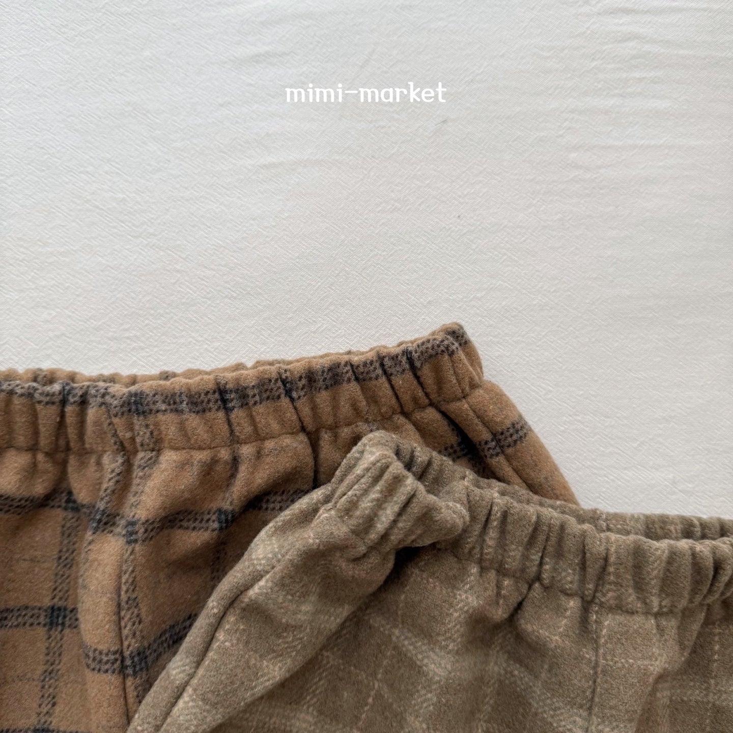 ［mimi market］Mof check pants