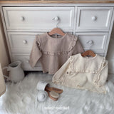 ［mimi market］Sailor frill blouse
