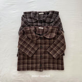 ［mimi market］Sailor check coat