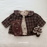 ［mimi market］Sailor check coat