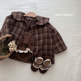 ［mimi market］Sailor check coat