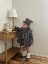 ［mimi market］Sailor check coat