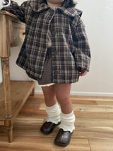 ［mimi market］Sailor check coat