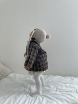 ［mimi market］Sailor check coat
