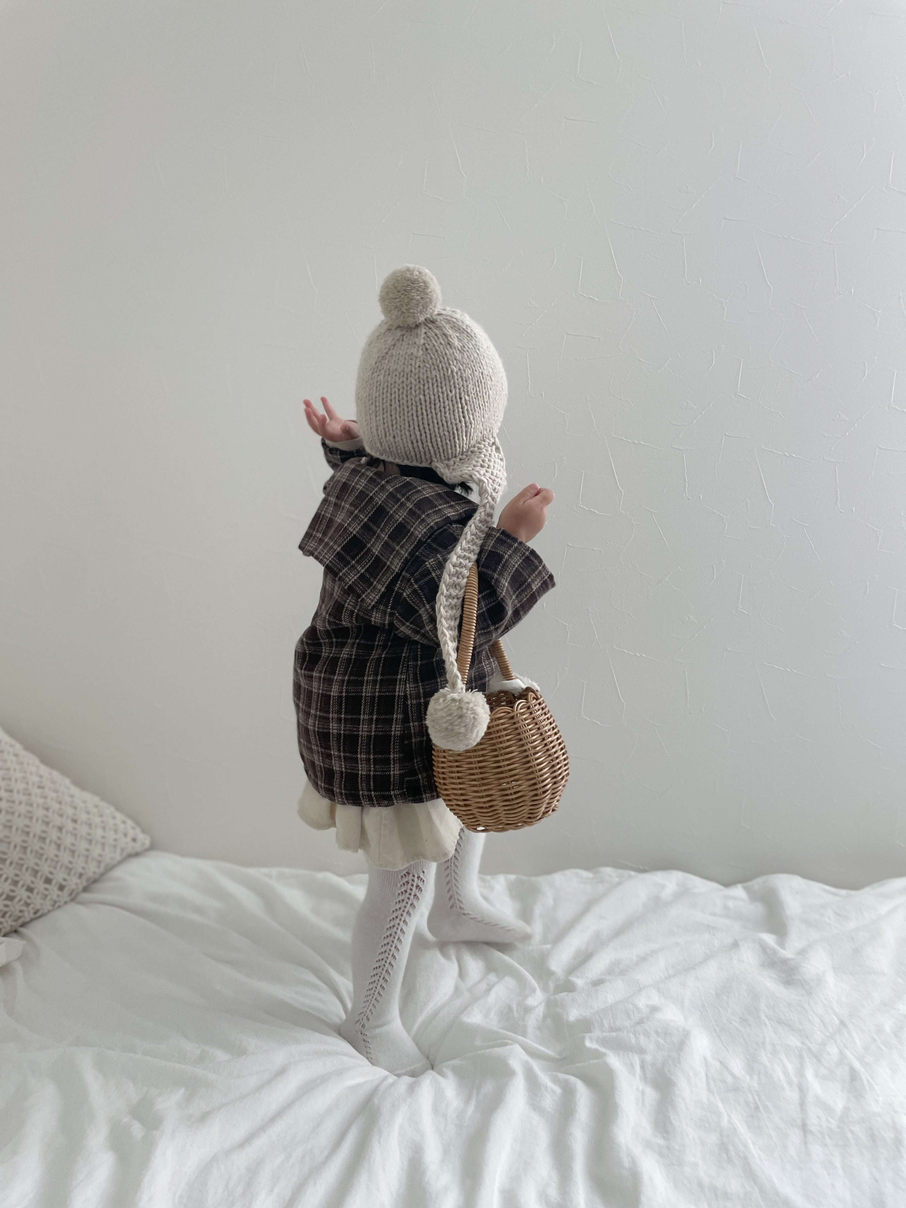 ［mimi market］Sailor check coat