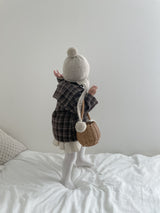 ［mimi market］Sailor check coat