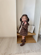 ［mimi market］Sailor check coat