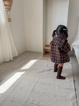［mimi market］Sailor check coat