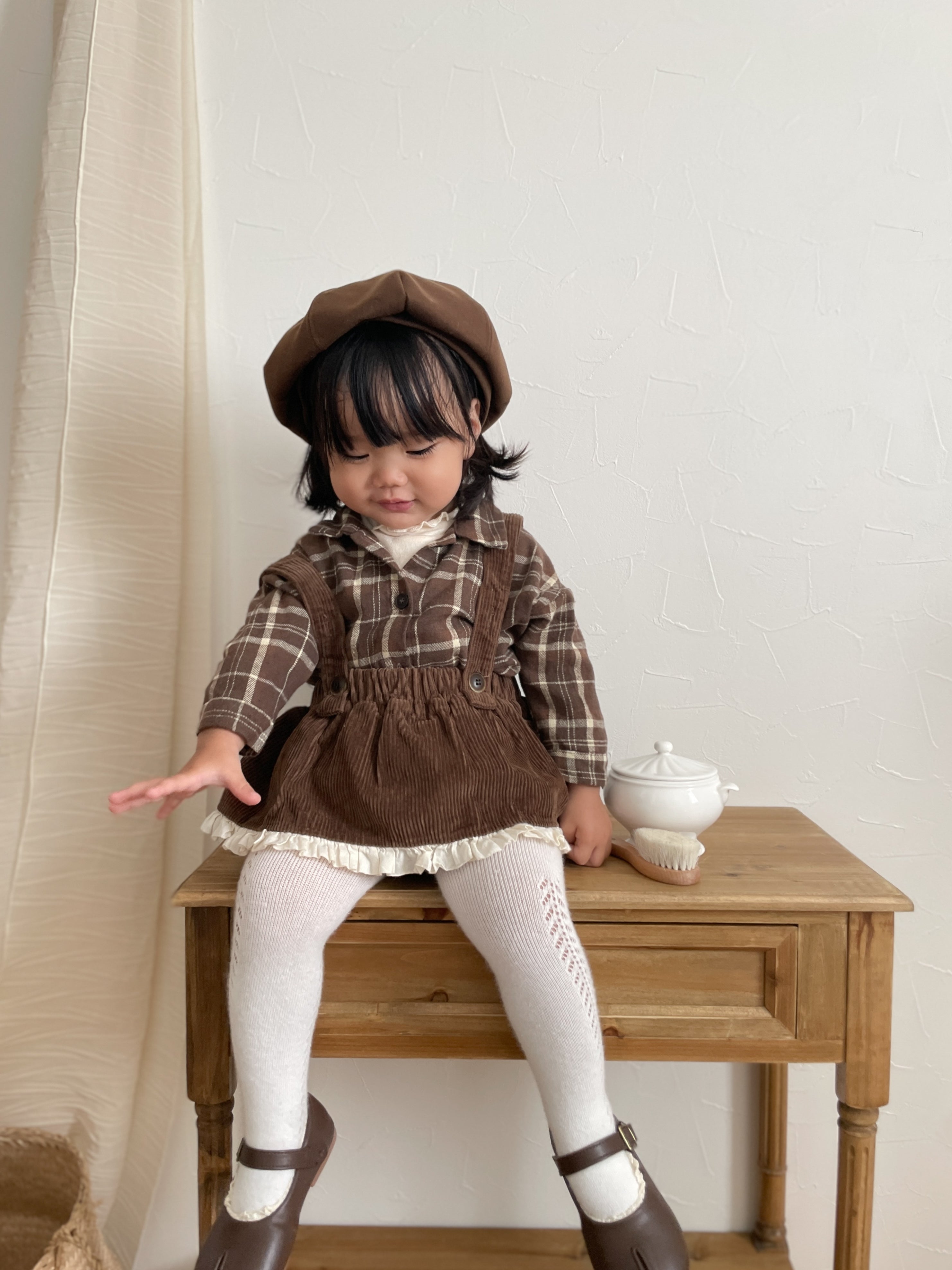［mimi market］Check shirt
