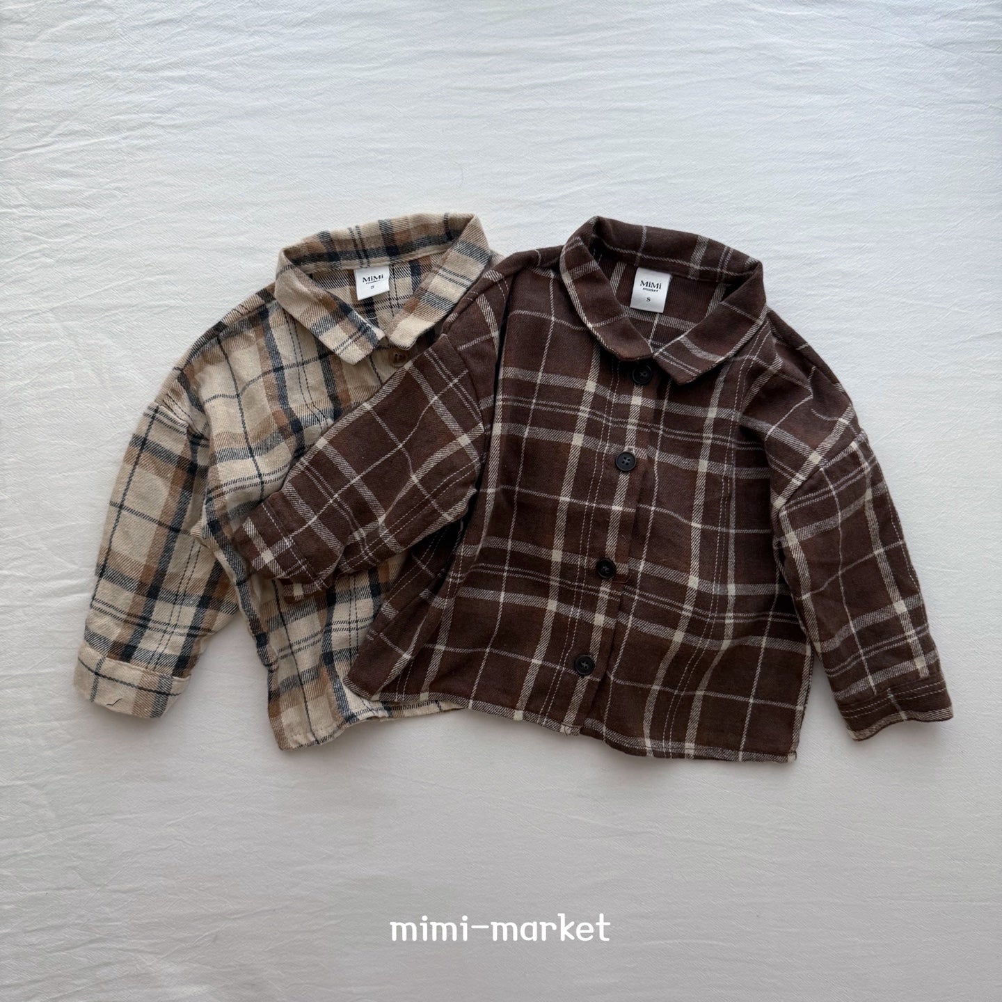 ［mimi market］Check shirt