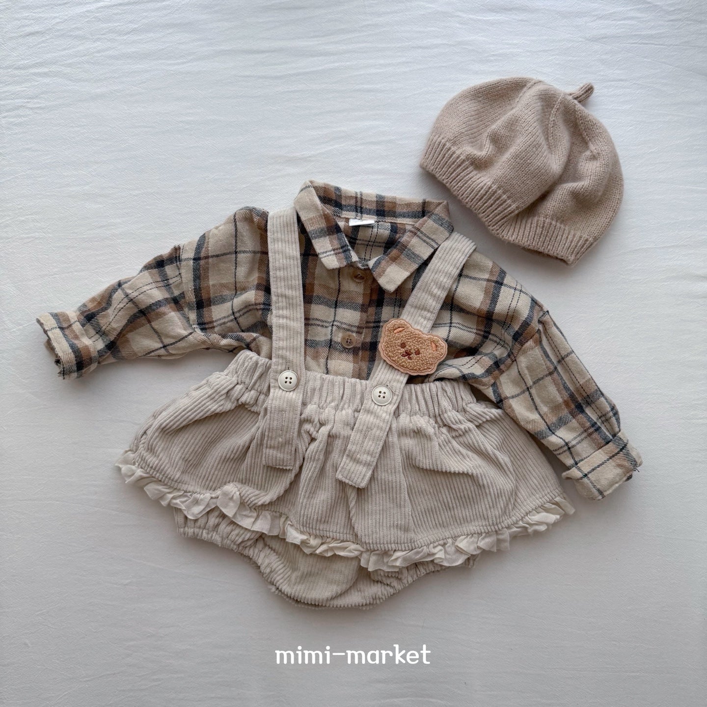 ［mimi market］Check shirt