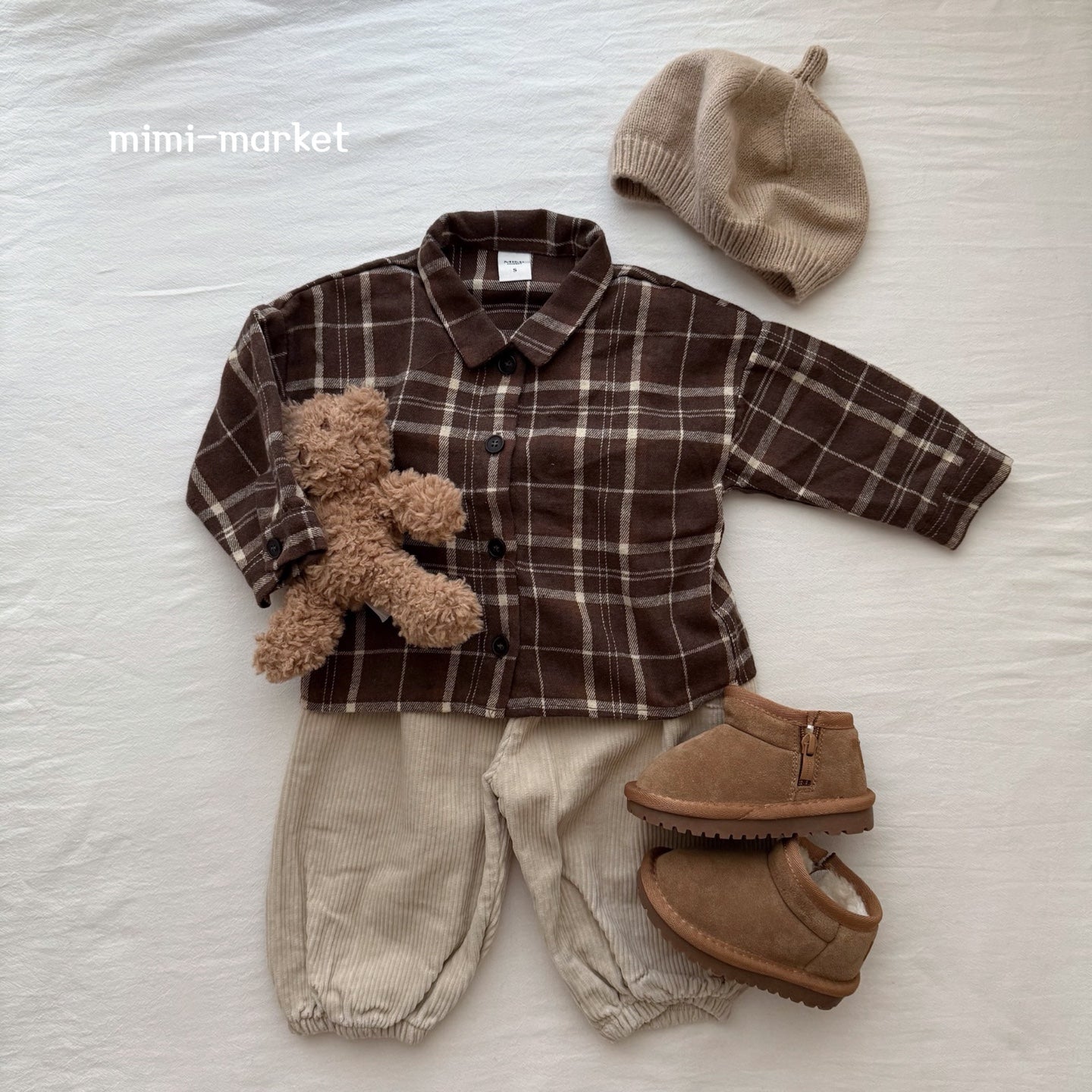 ［mimi market］Check shirt