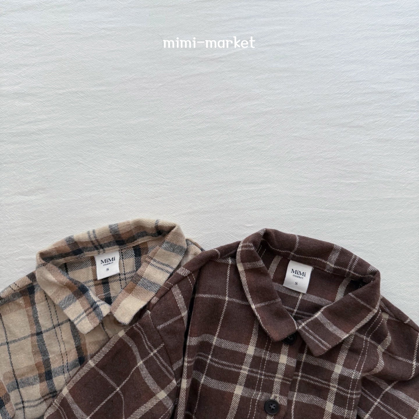 ［mimi market］Check shirt