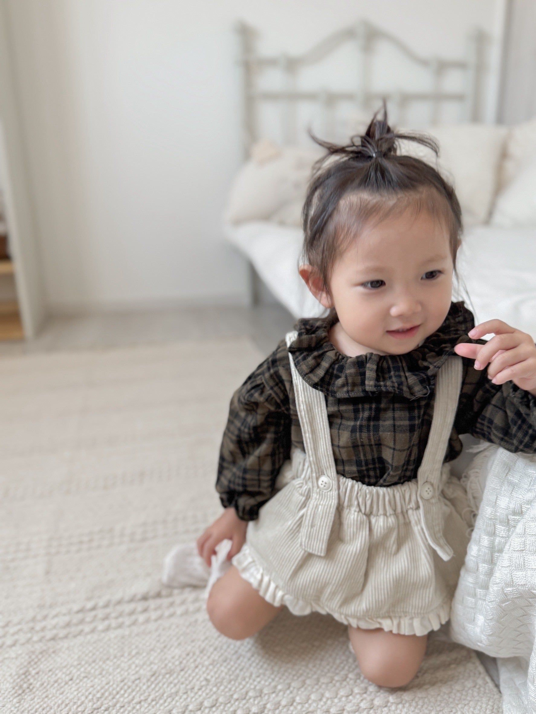 ［mimi market］Check heidi blouse