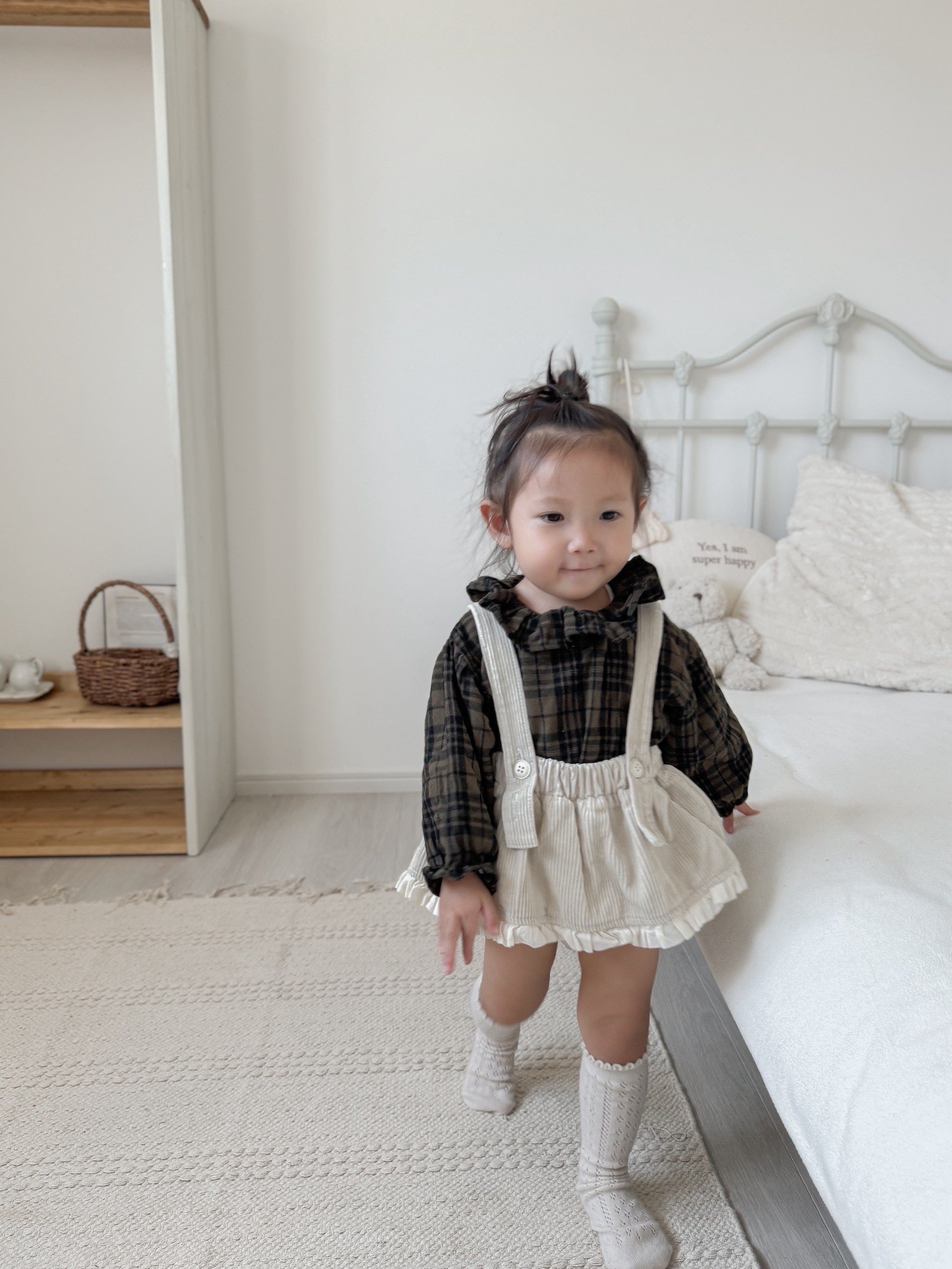 ［mimi market］Check heidi blouse