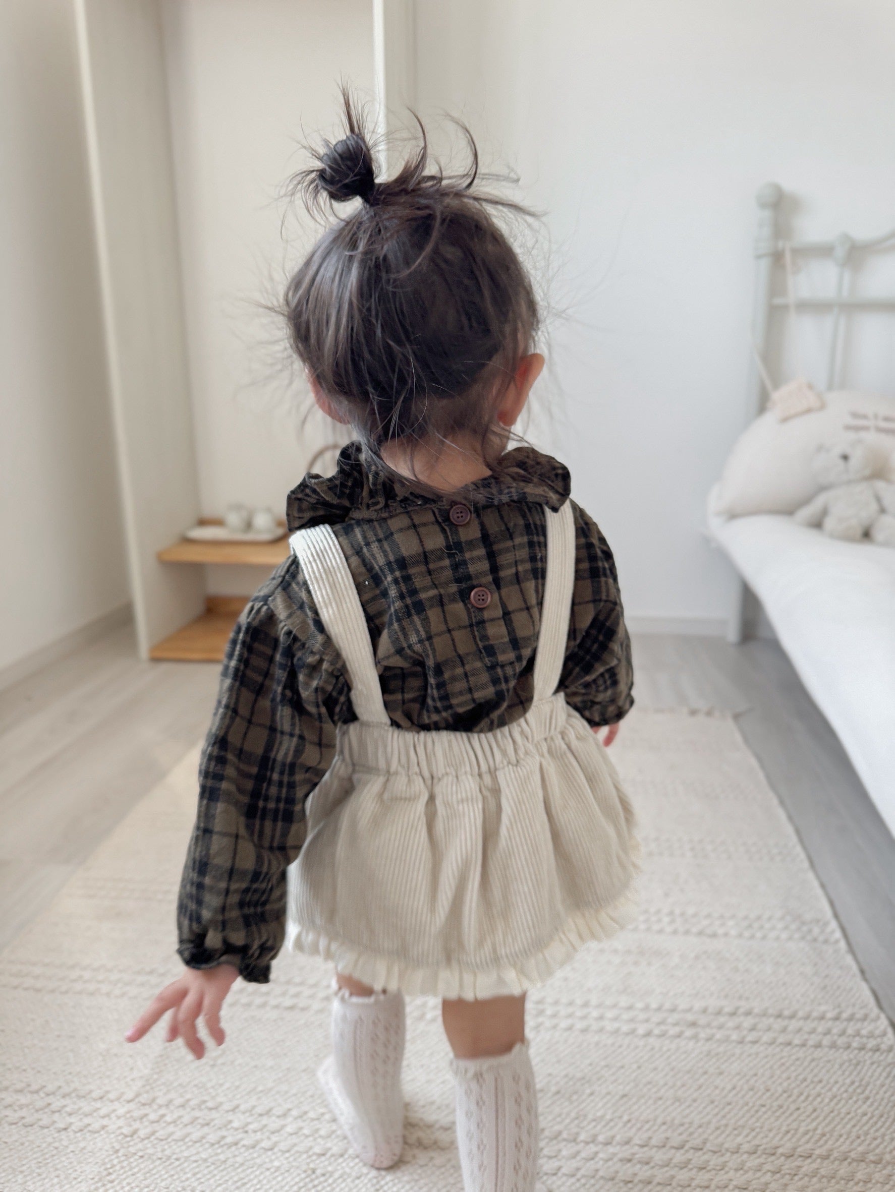 ［mimi market］Check heidi blouse