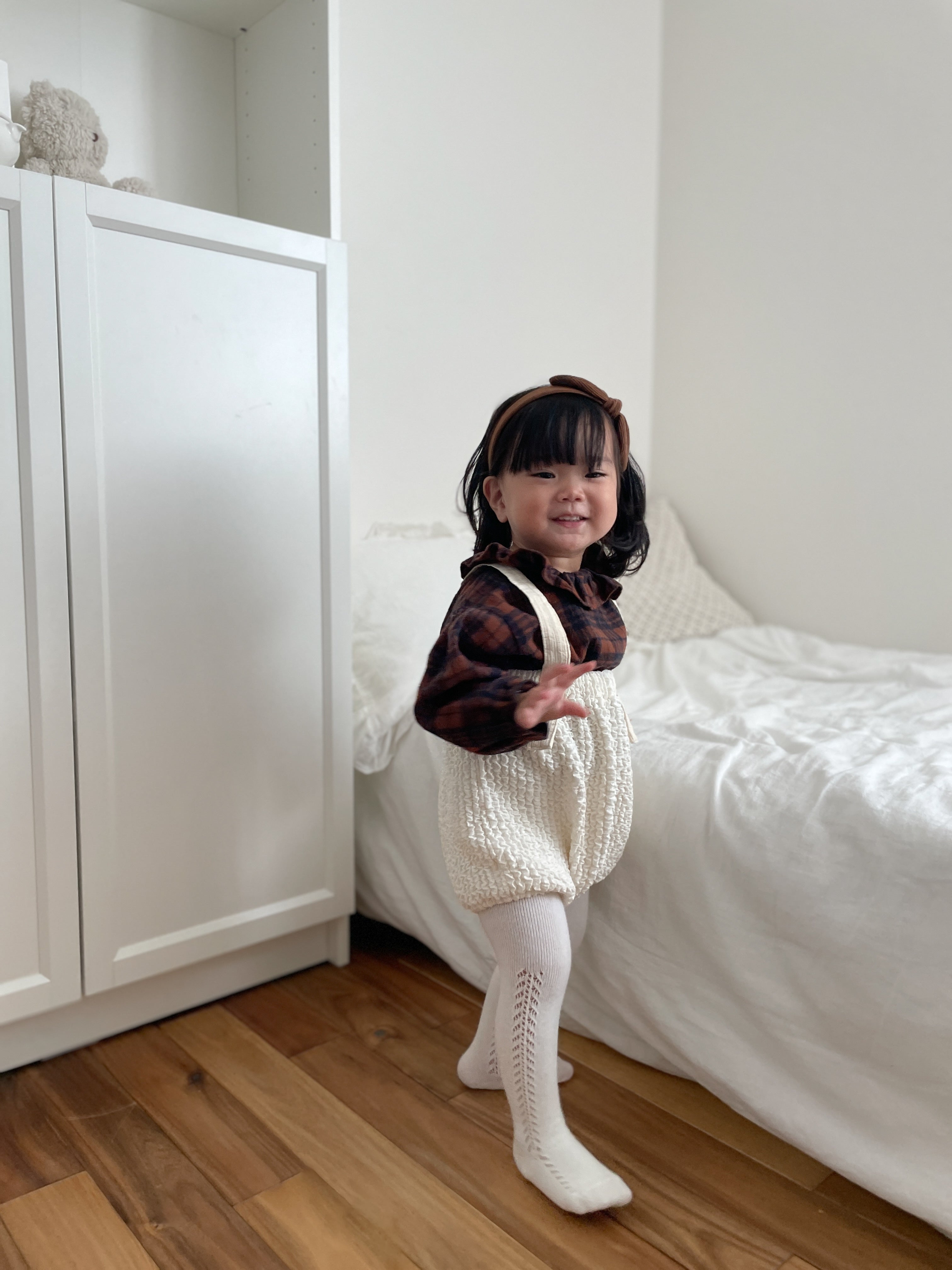 ［mimi market］Check heidi blouse